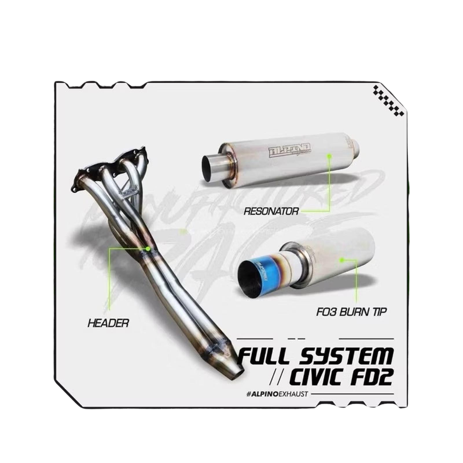 Alpino Full System Civic FD2 2.0 - F03